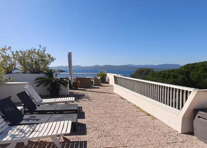 Lägenhet Exceptional Rooftop Terrace With Panoramic Sea View Saint-Raphaël
